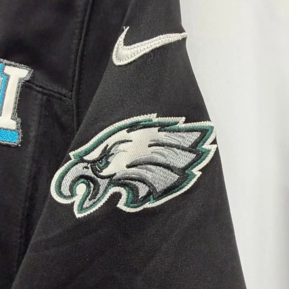 Nike Woman's M Philadelphia Eagles Carson Wentz Super Bowl LII Jersey Black 605